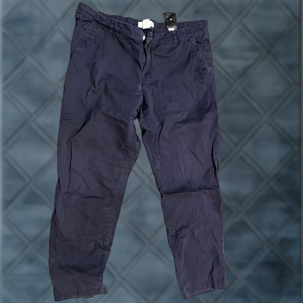 H&M H&M L.O.G.G. Skinny Jeans Dark Blue Womens Size 14 High Rise Stretch Cotton Blend Size 36" / US 14 / IT 50 - 1 Thumbnail