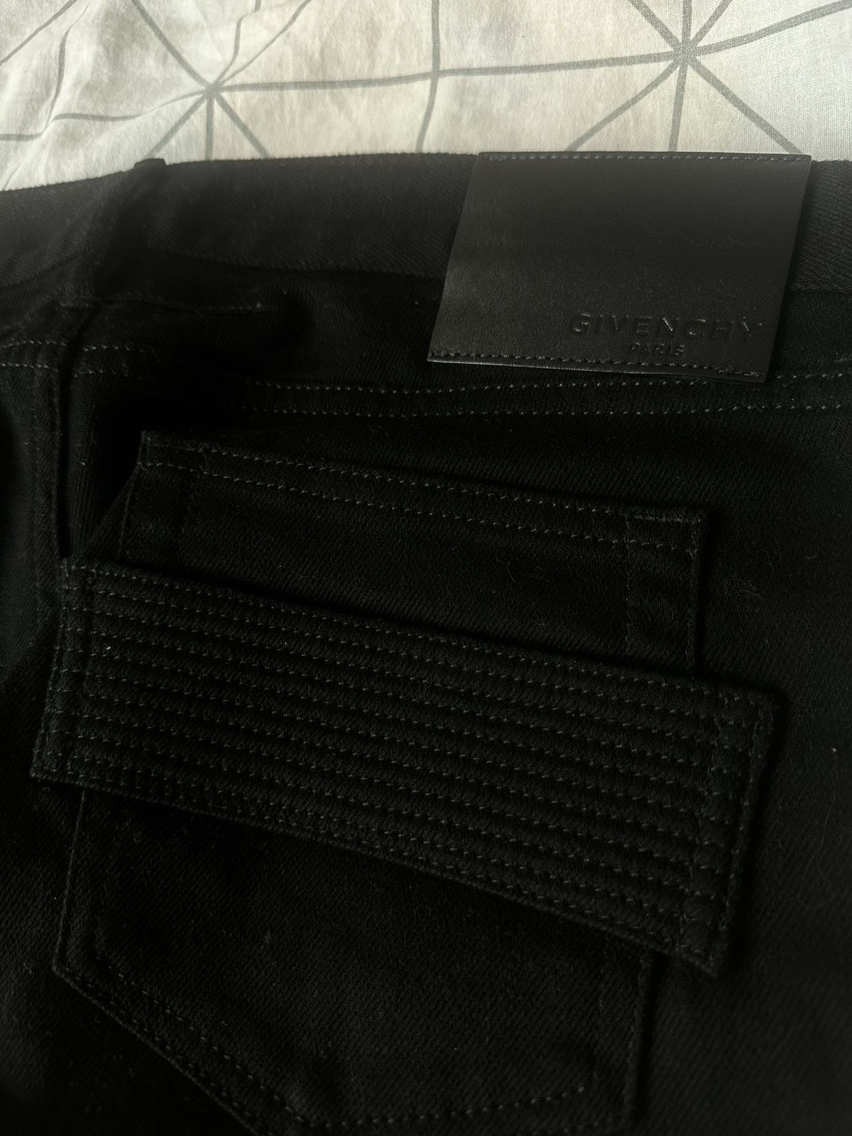 Givenchy Givenchy Zip Biker Rico Fit Denim Black Size US 32 / EU 48 - 6 Thumbnail