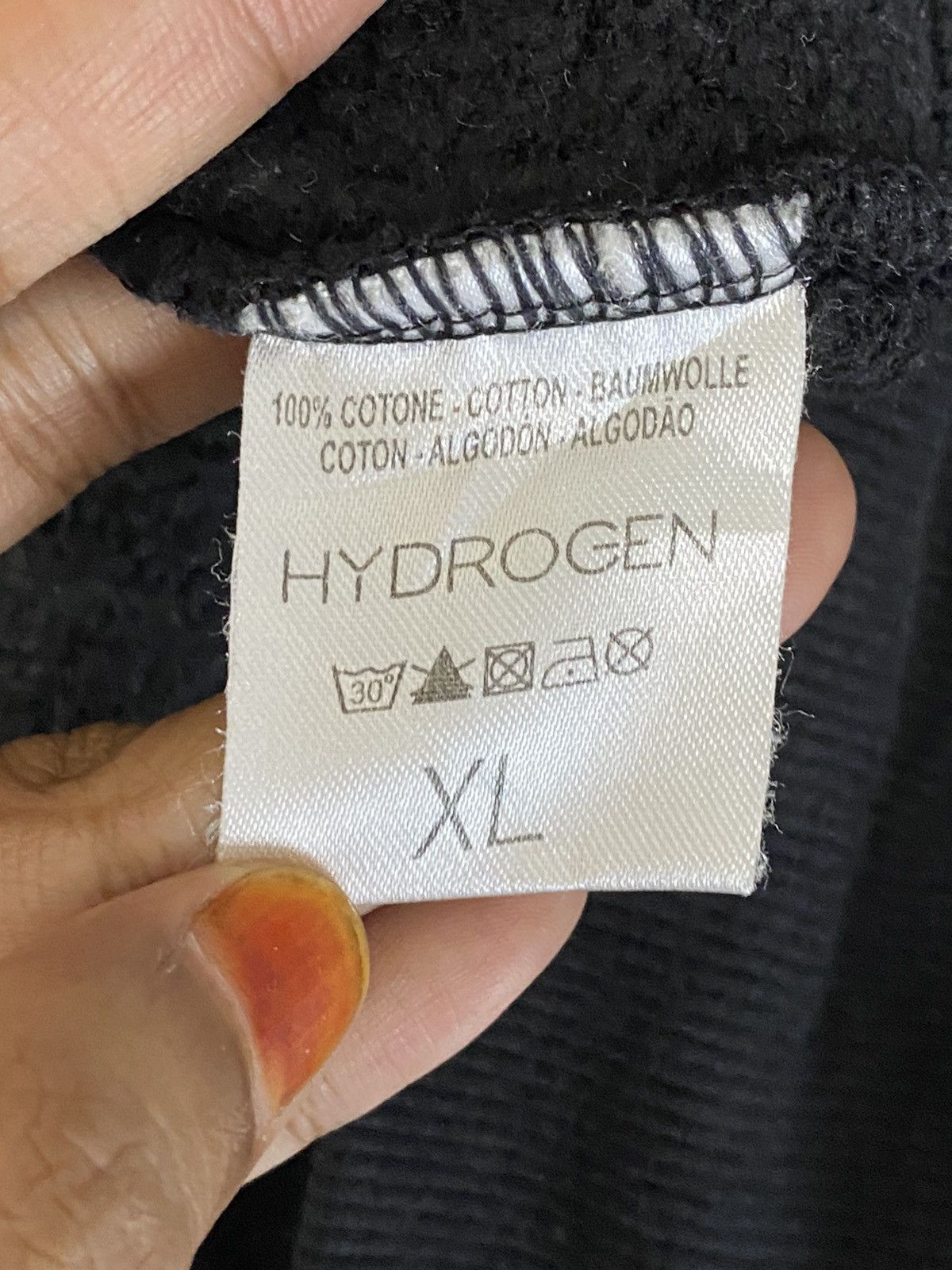 HYDROGEN Hydrogen Sportsware Italy Small Logo Zipper Hoodie Size US M / EU 48-50 / 2 - 11 Thumbnail