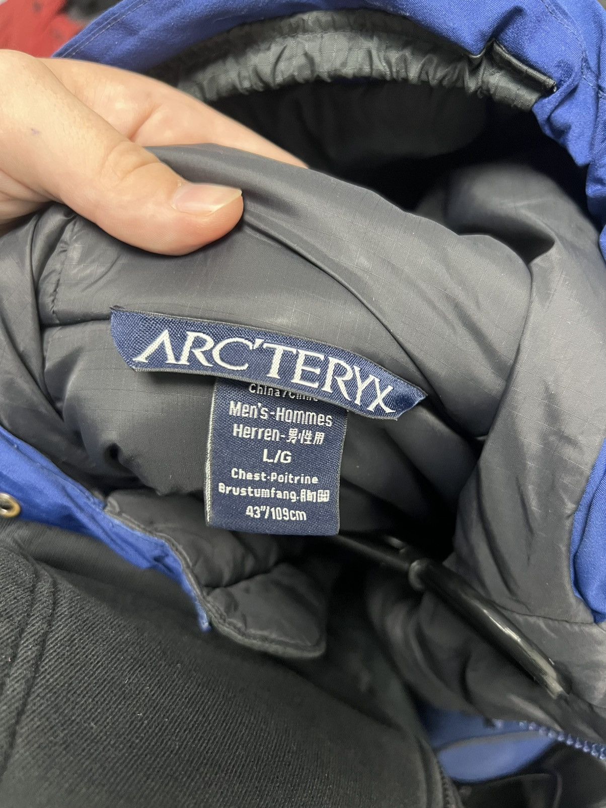 Arc'teryx Arc’teryx Puffer Jacket Blue Windstopper Size US L / EU 52-54 / 3 - 14 Thumbnail