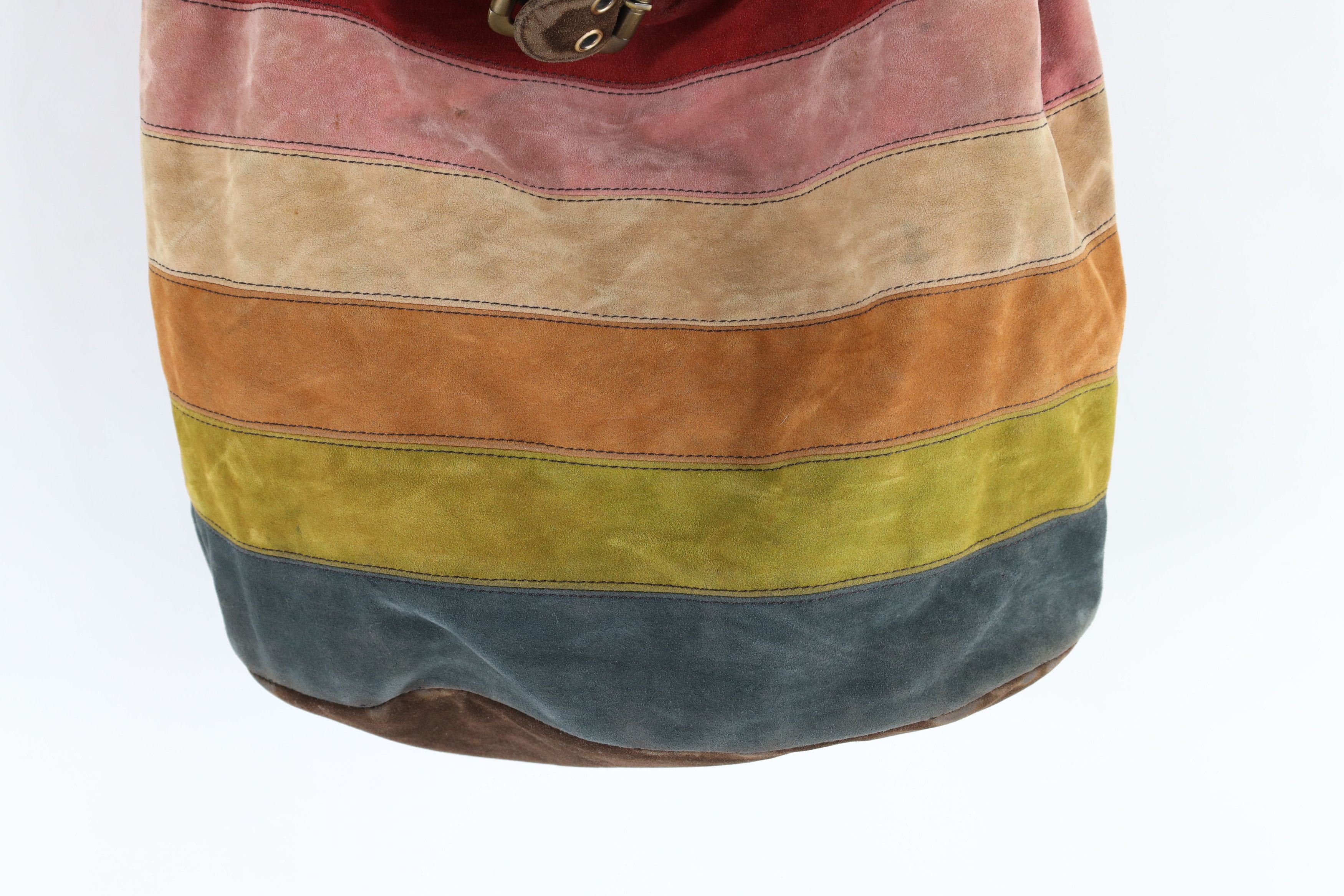 Vintage Vintage 90s Y2K Babydoll Streetwear Rainbow Hobo Buckle Bag Size ONE SIZE - 3 Thumbnail
