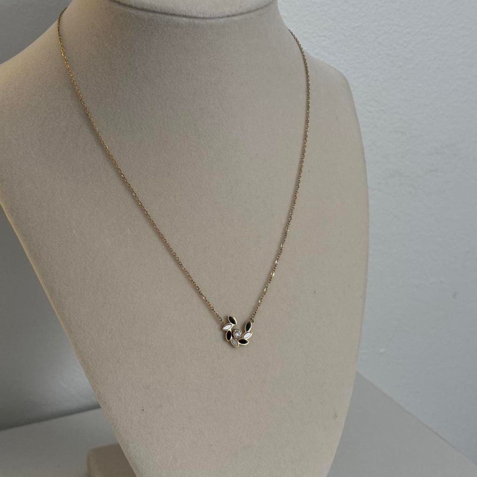 Other Black Gold Necklace Luxury Designer Style Stainless Steel Size ONE SIZE - 3 Thumbnail
