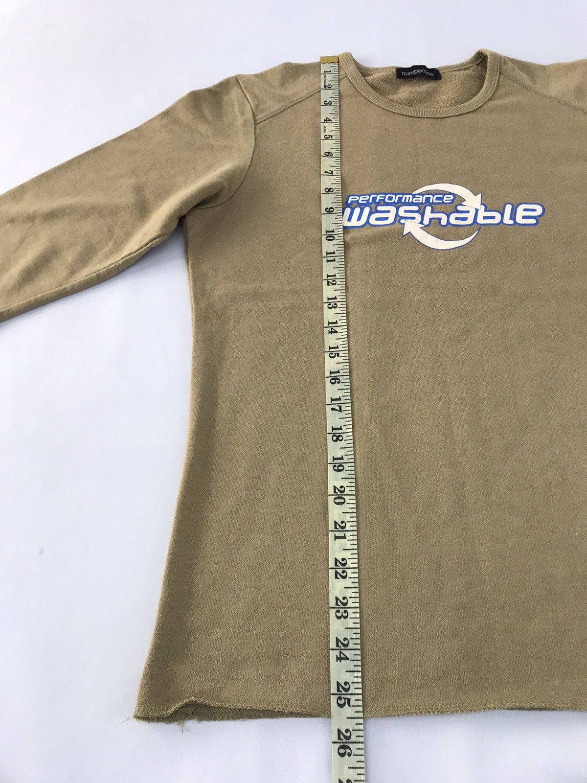 Japanese Brand × Number (N)ine Numbernine Perfomance Washable 3 Quater Longsleeve Tee Size US S / EU 44-46 / 1 - 8 Thumbnail