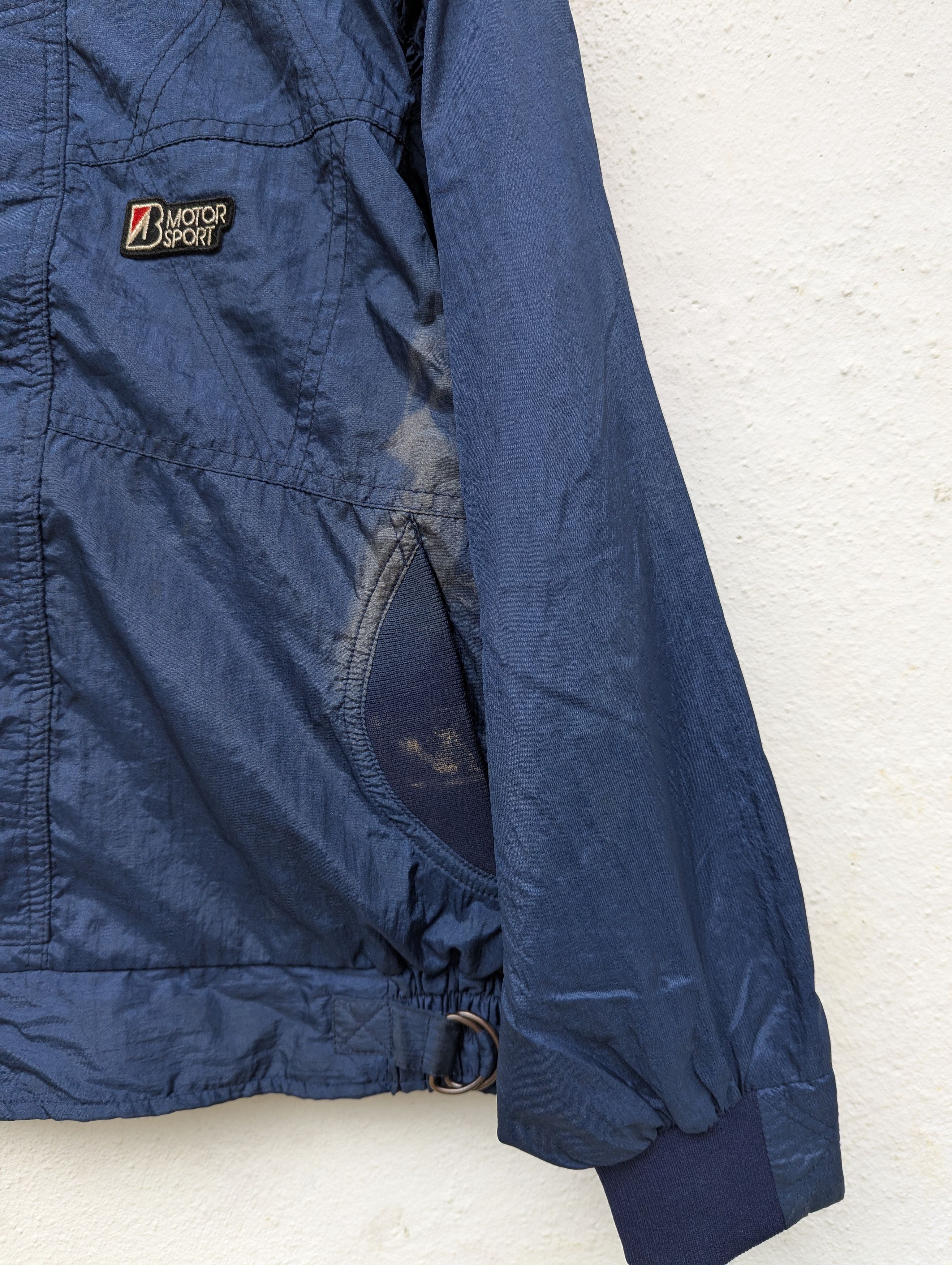 Japanese Brand VINTAGE BRIDGESTONE MOTORSPORTS BOMBER SWEATER Size US M / EU 48-50 / 2 - 3 Thumbnail
