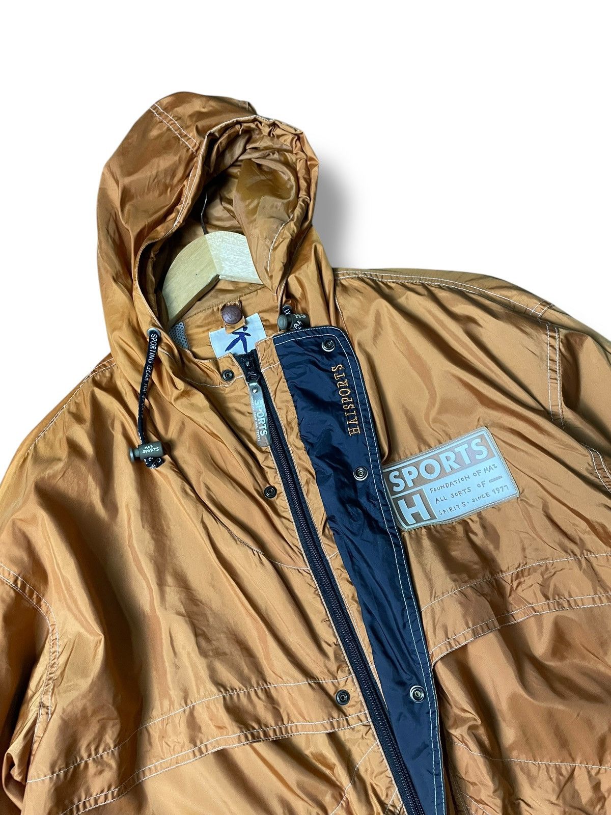 Hai Sporting Gear × Japanese Brand × Vintage HAI SPORTING GEAR Distressed Raincoat (101) Size US M / EU 48-50 / 2 - 6 Thumbnail