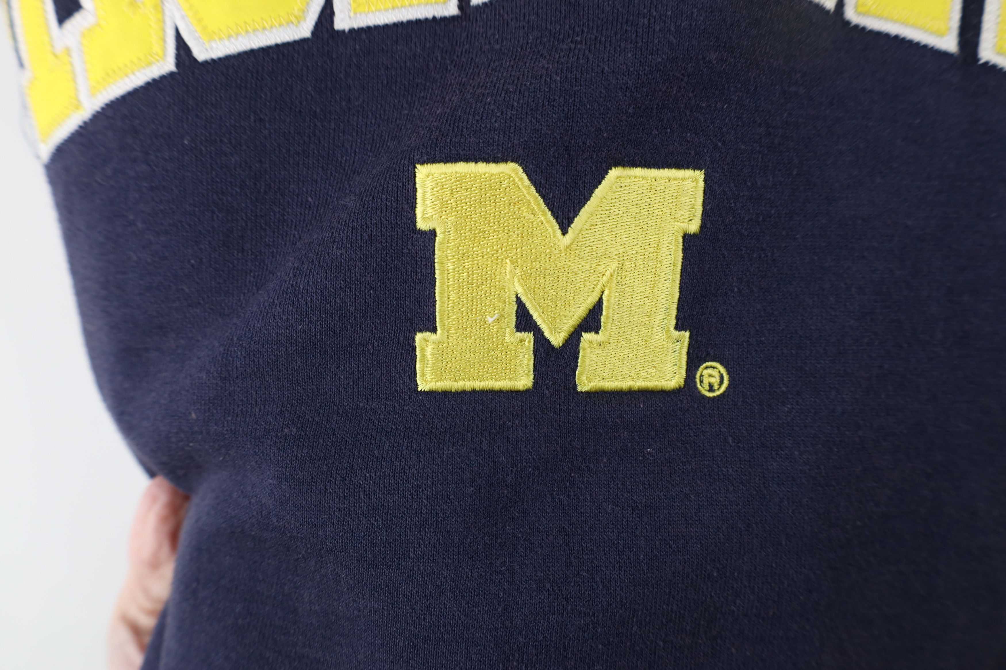 Vintage Vintage Spell University of Michigan Hoodie Sweatshirt Blue Size US L / EU 52-54 / 3 - 7 Thumbnail