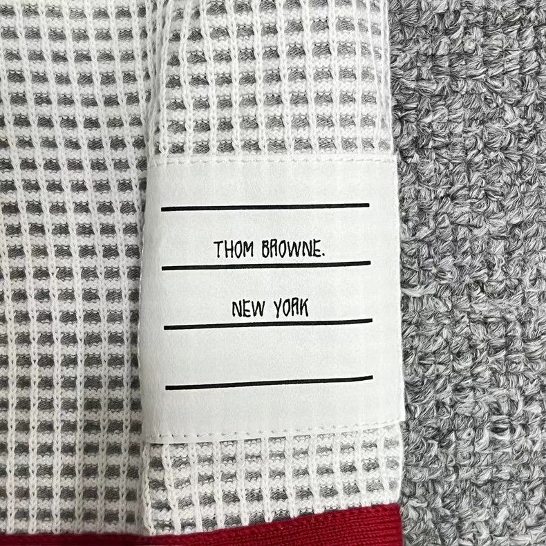 Thom Browne Thom Browne Gray waffle stripe half length dress Size 27" / US 4 / IT 40 - 4 Thumbnail
