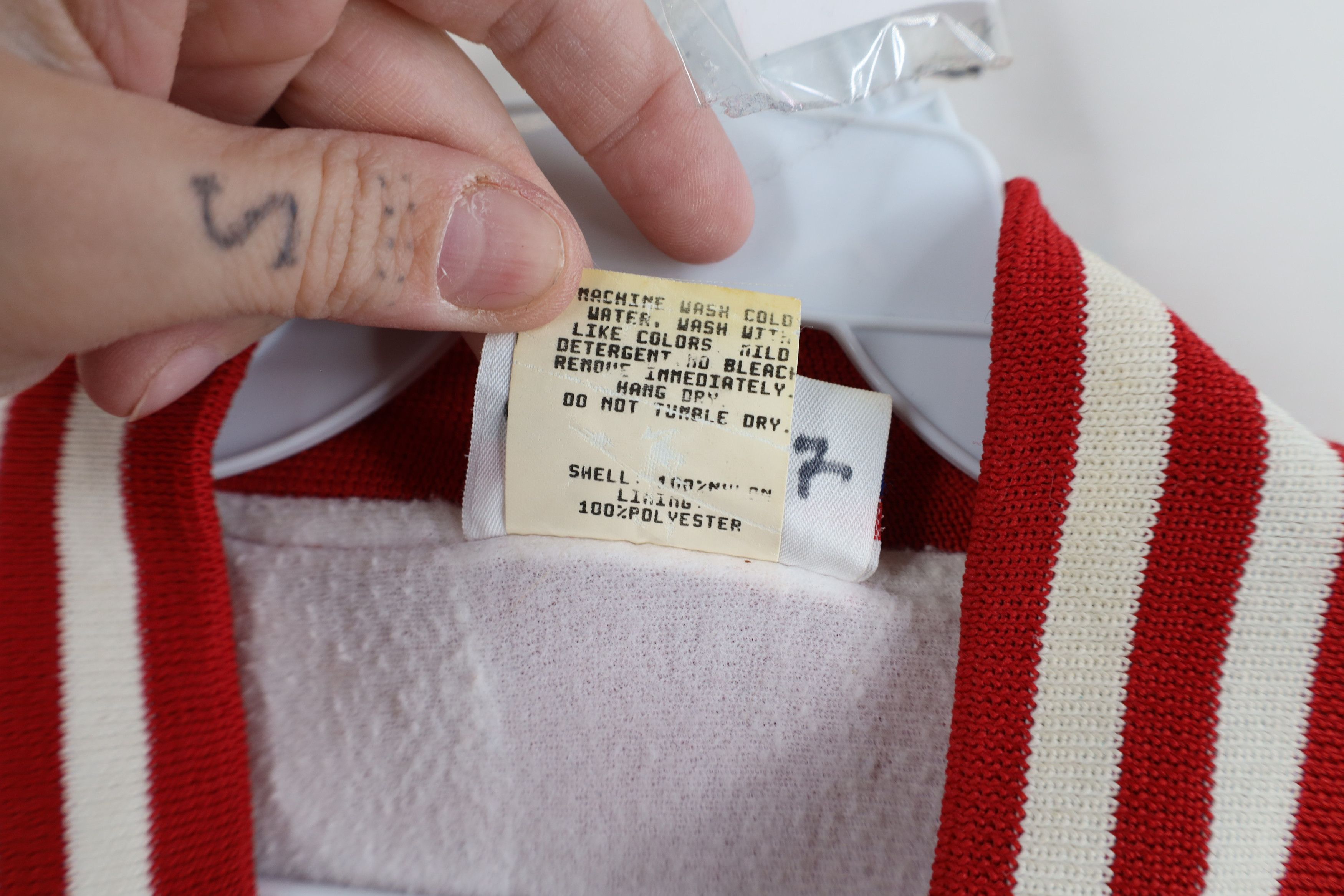 Vintage Vintage 80s 90s Seneca Apples Lined Satin Bomber Jacket USA Size US XL / EU 56 / 4 - 9 Thumbnail