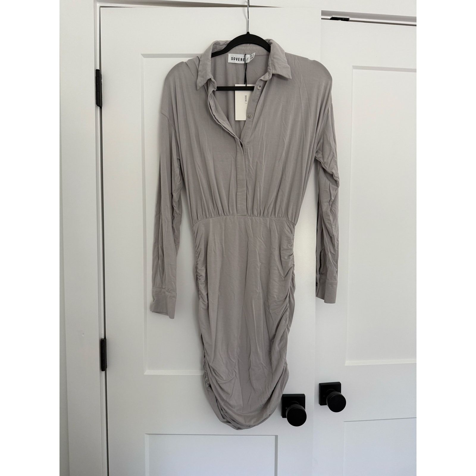 REVOLVE $160 New Sovere Entity Mini Dress - Dove Grey - Small Size S / US 4 / IT 40 - 4 Thumbnail