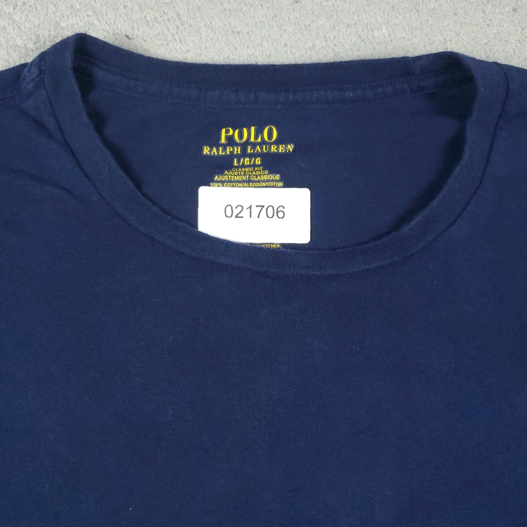 Polo Ralph Lauren VINTAGE Ralph Lauren Polo T Shirt Mens Large Blue Pony Short Sleeve Adult L Blue Polo Ralph Lauren Logo Casual Short Sleeve Men Size US L / EU 52-54 / 3 - 3 Thumbnail