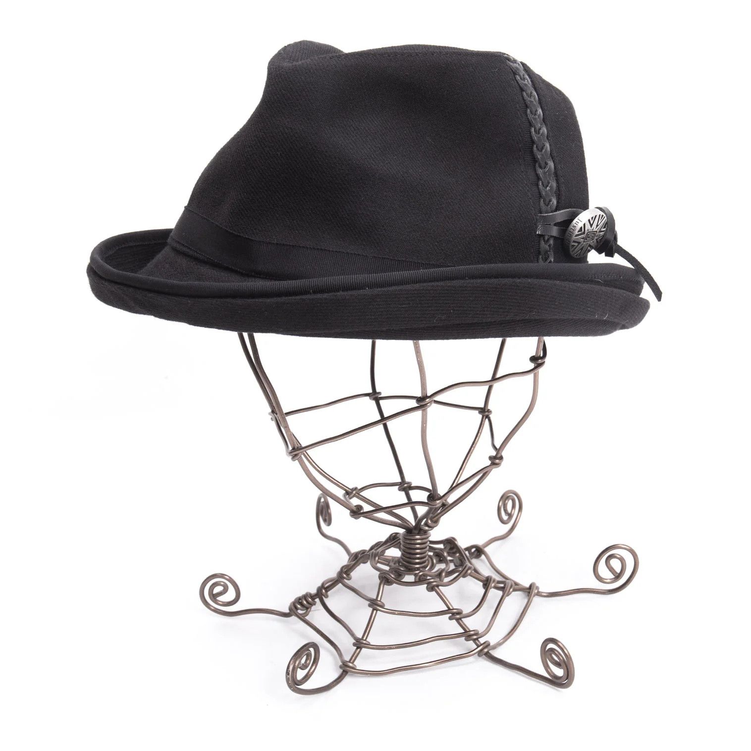 Yohji Yamamoto Yohji Yamamoto × Justin Davis Leather Braided Cotton Hat Size ONE SIZE - 1 Thumbnail