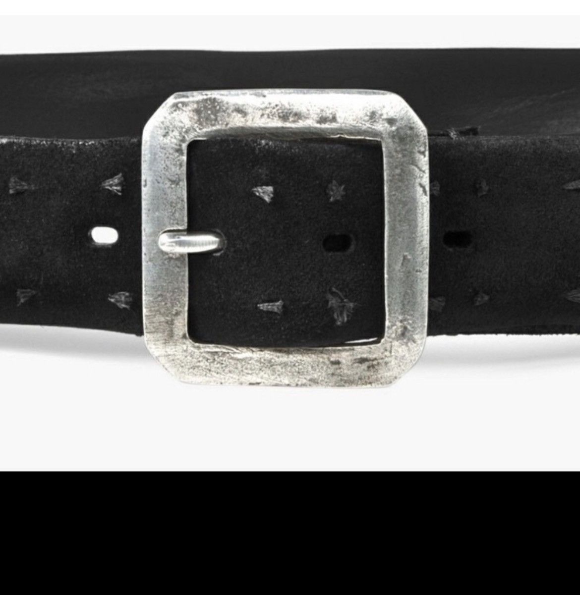 John Varvatos Suede Knot Belt 36 Size 36 - 2 Thumbnail