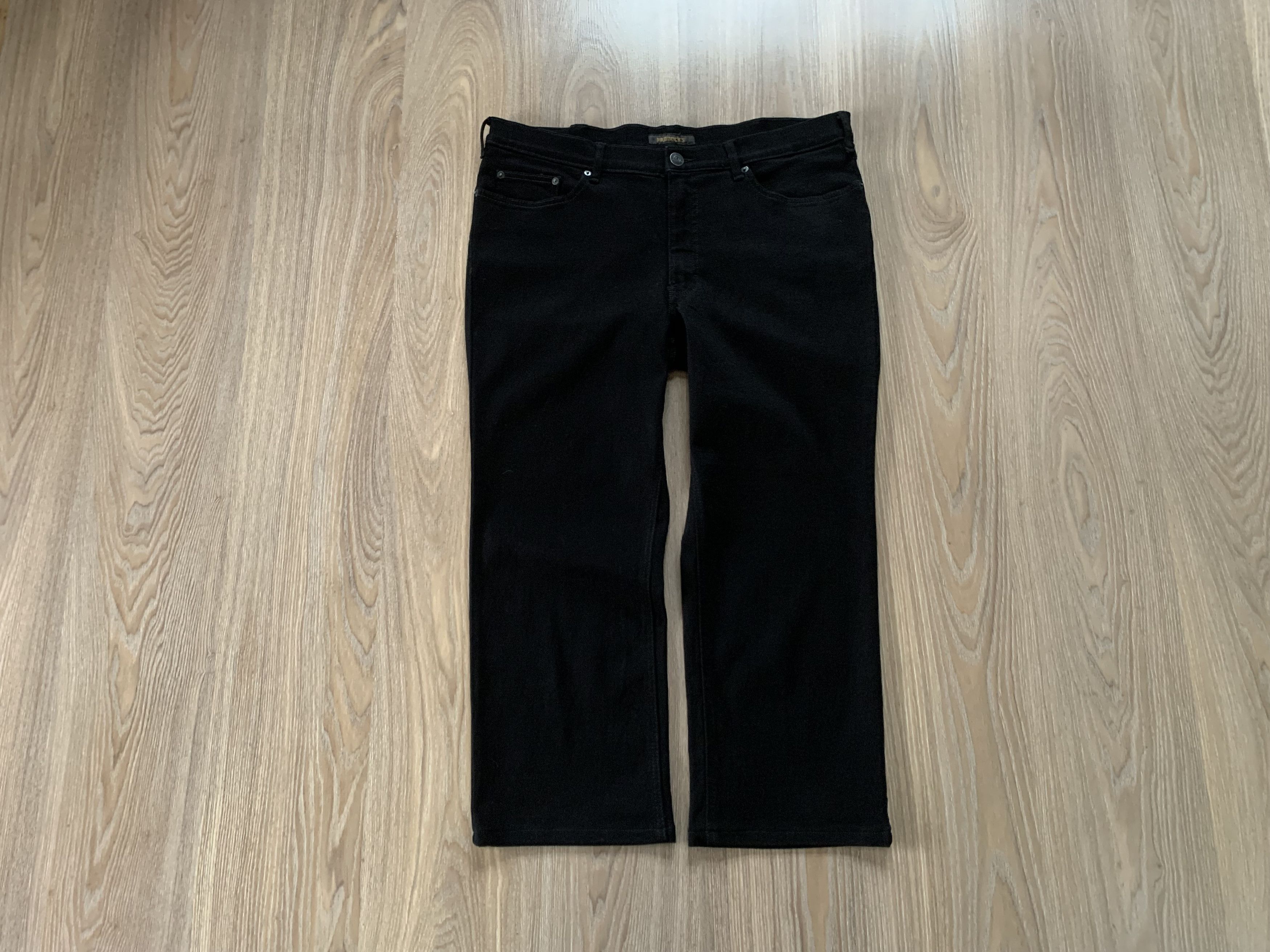 Designer Paddock's Ranger Black Denim Jeans Size US 40 / EU 56 - 13 Thumbnail