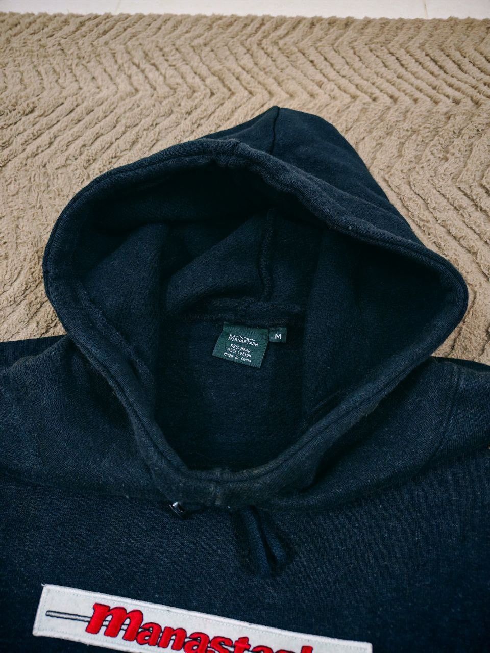 Manastash OG Manastash Box Logo Heavyweight Reverse Weave Hoodie Size US M / EU 48-50 / 2 - 3 Thumbnail
