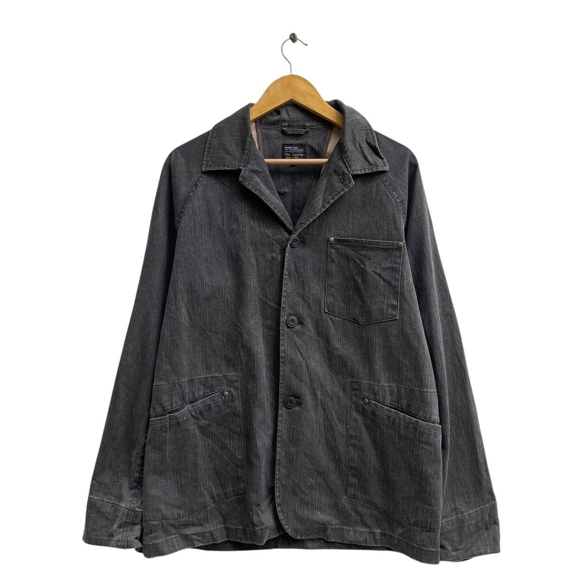 Japanese Brand 💥Vintage Japanese Brand FinWay Worker Jacket Size US M / EU 48-50 / 2 - 1 Thumbnail