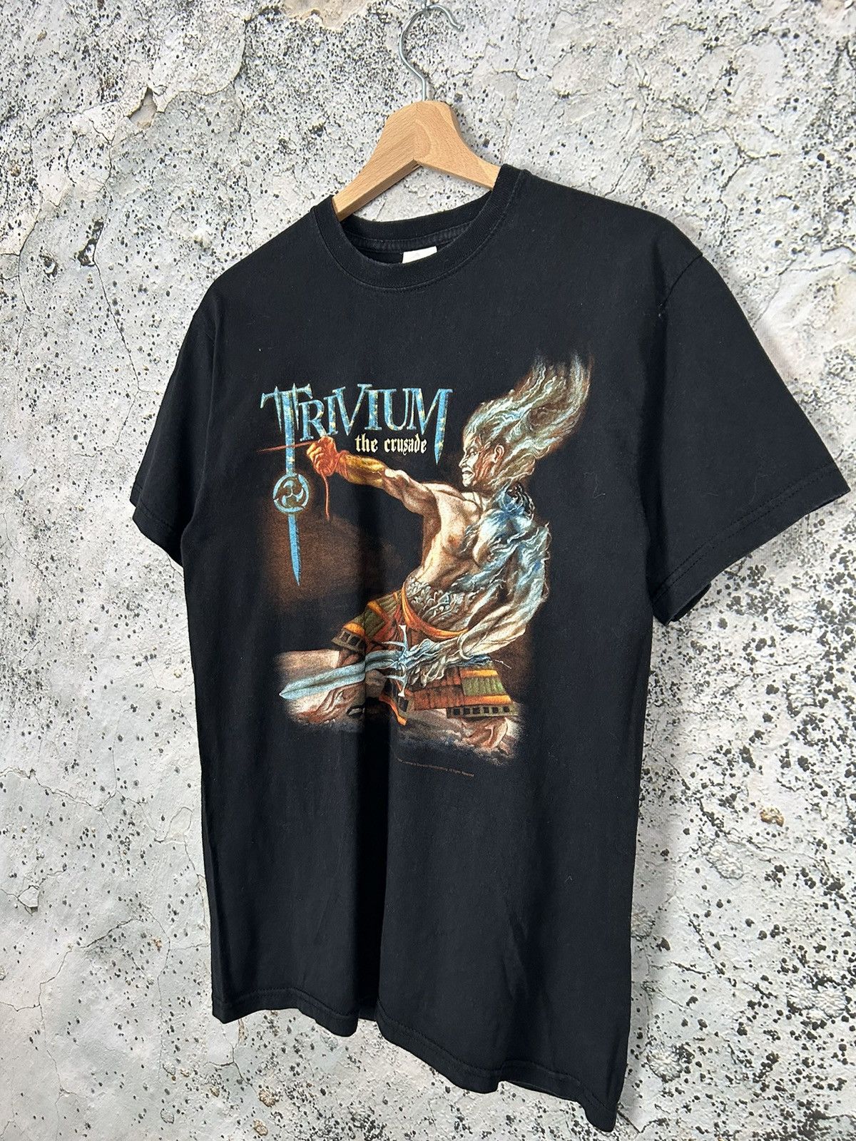 Band Tees Vintage Trivium The Crusade Rock Band Tee Graphic Rare Y2K Size US S / EU 44-46 / 1 - 2 Thumbnail