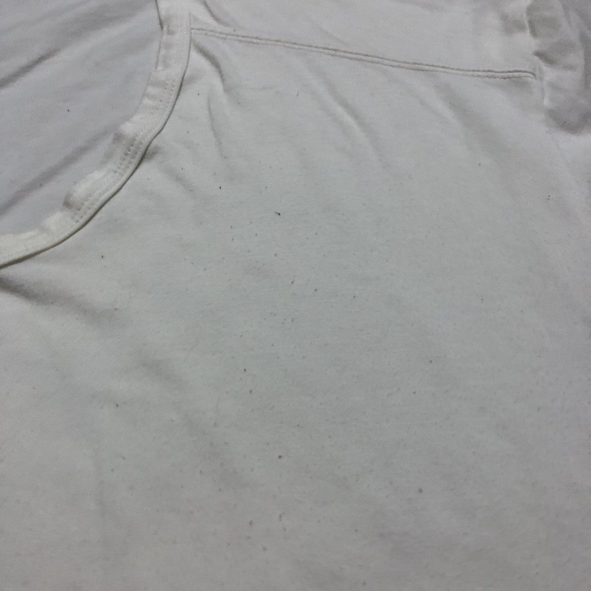 JOSEPH HOMME × Japanese Brand Rare Distressed Joseph Homme White V-Neck Tees Size US S / EU 44-46 / 1 - 6 Thumbnail