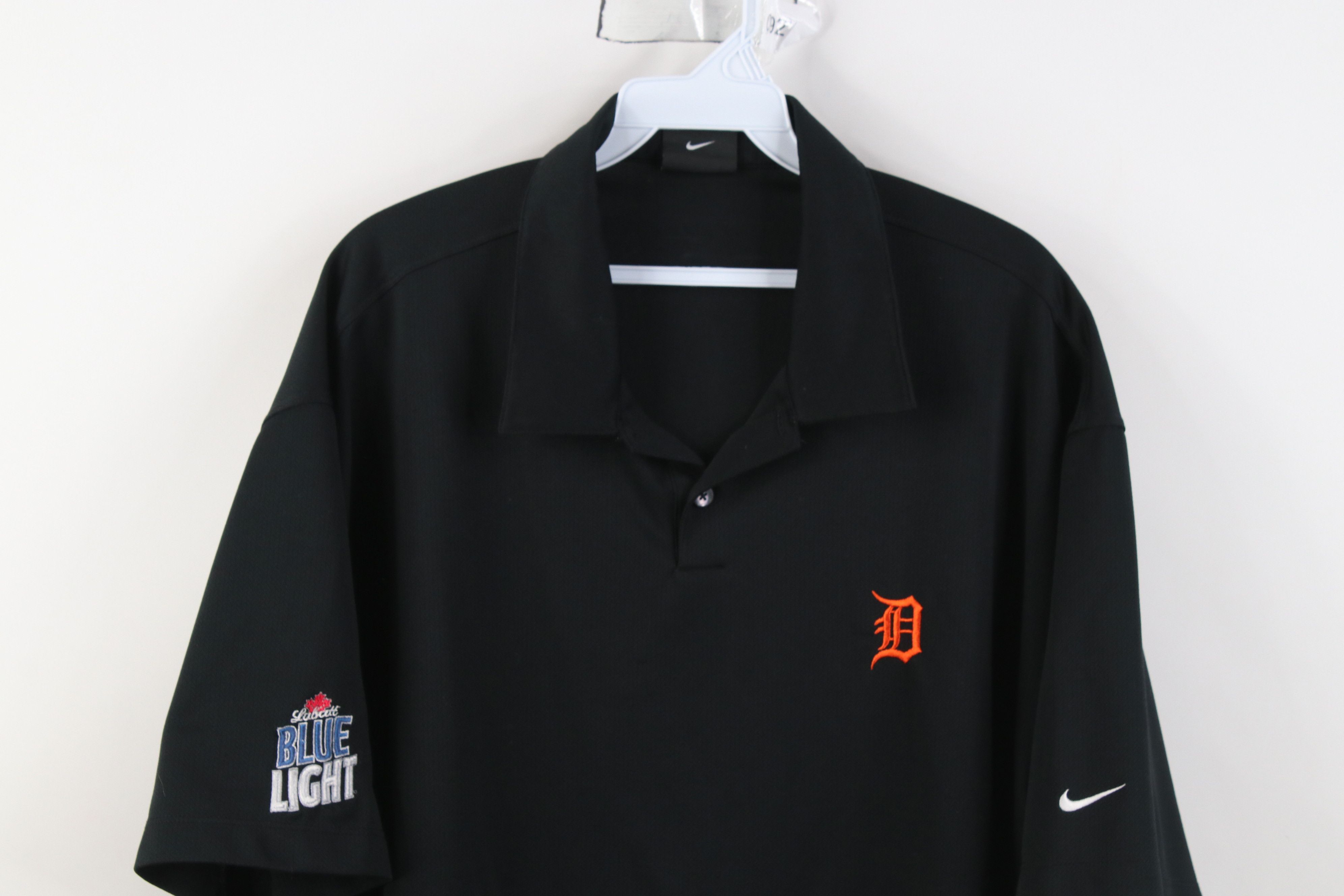 Nike Nike Golf Beer Detroit Tigers Baseball Golf Polo Shirt Black Size US XL / EU 56 / 4 - 2 Thumbnail