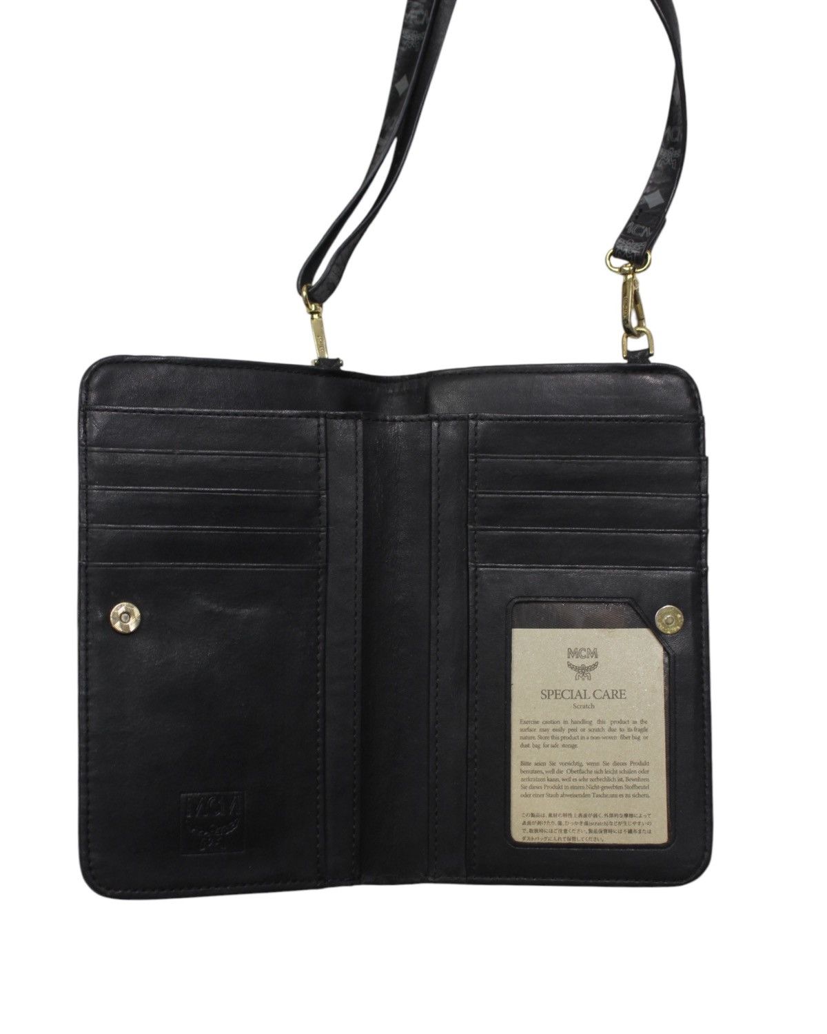 MCM 2000S MCM MUNCHEN LEATHER WALLET CROSS BAG Size ONE SIZE - 8 Thumbnail