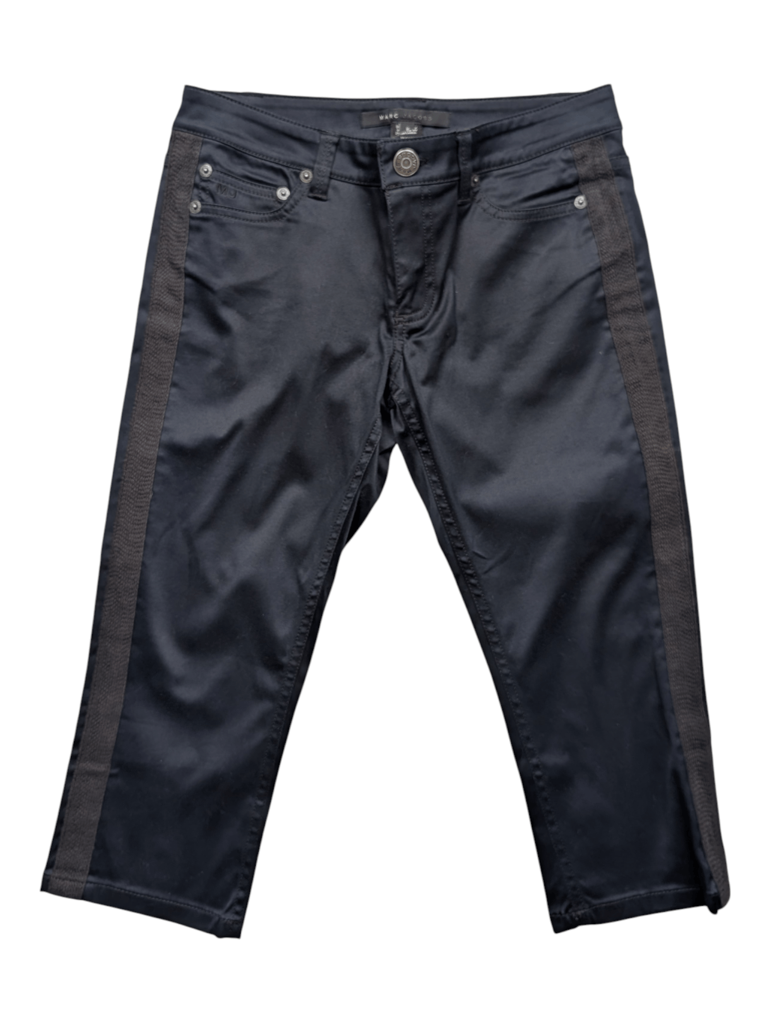 Marc Jacobs Marc Jacobs Black Pants With Lines Outside Size 26" / US 2 / IT 38 - 1 Thumbnail