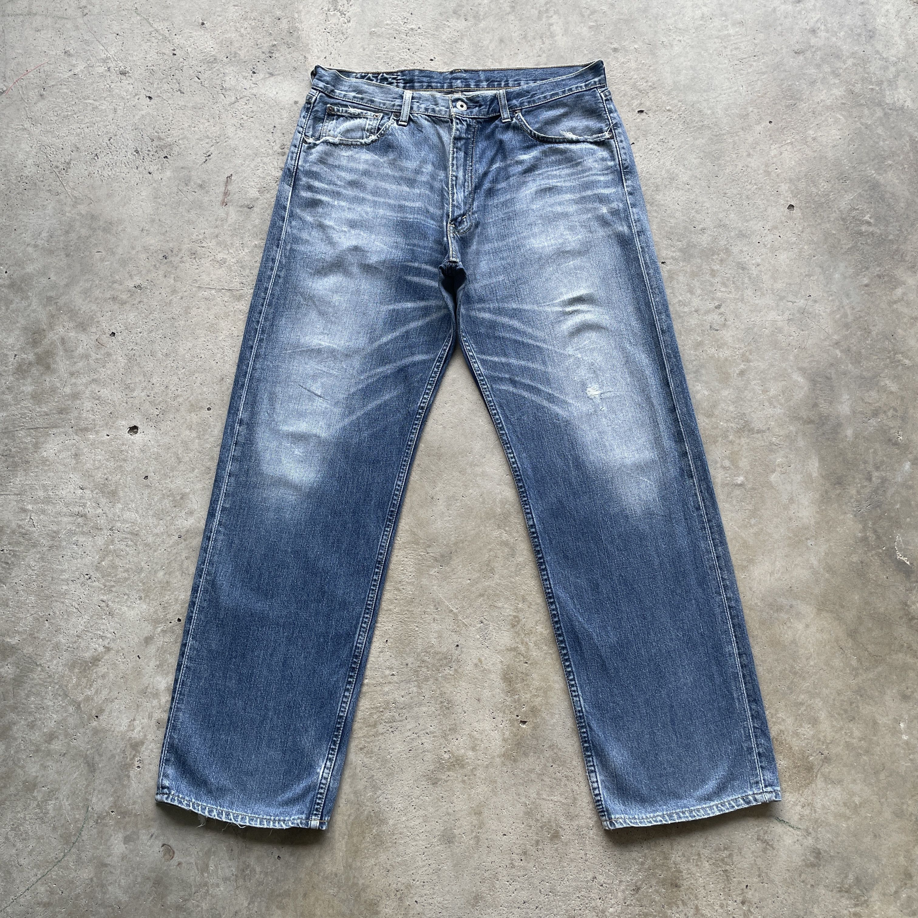 Jean × Levi's VINTAGE LEVI’S 503 FADED DENIM PANTS JEANS W35x31.5 Size US 35 - 2 Thumbnail