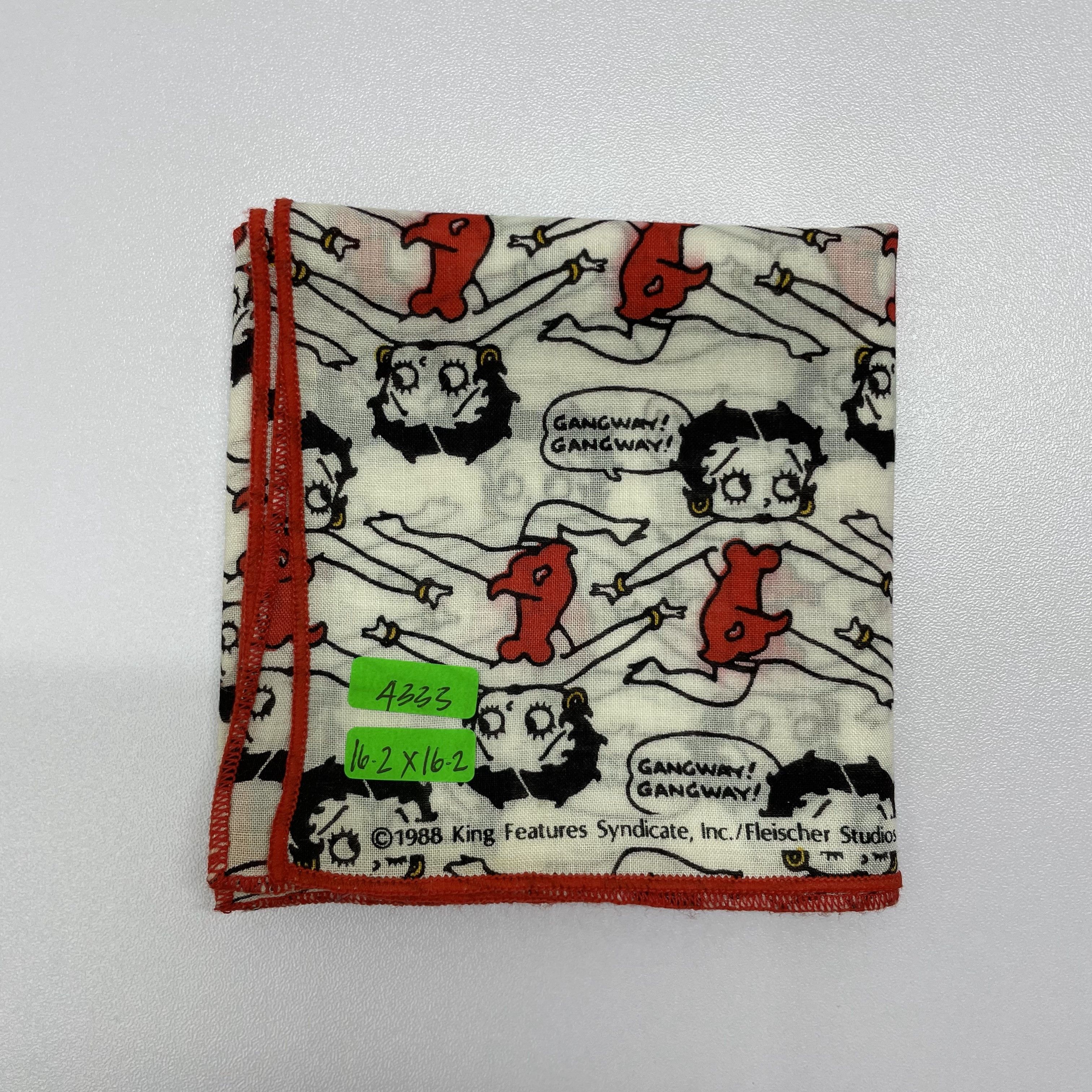 Cartoon Network 80s Betty Boob Handkerchief / Neckerchief / Bandana - 4333 Size ONE SIZE - 13 Thumbnail