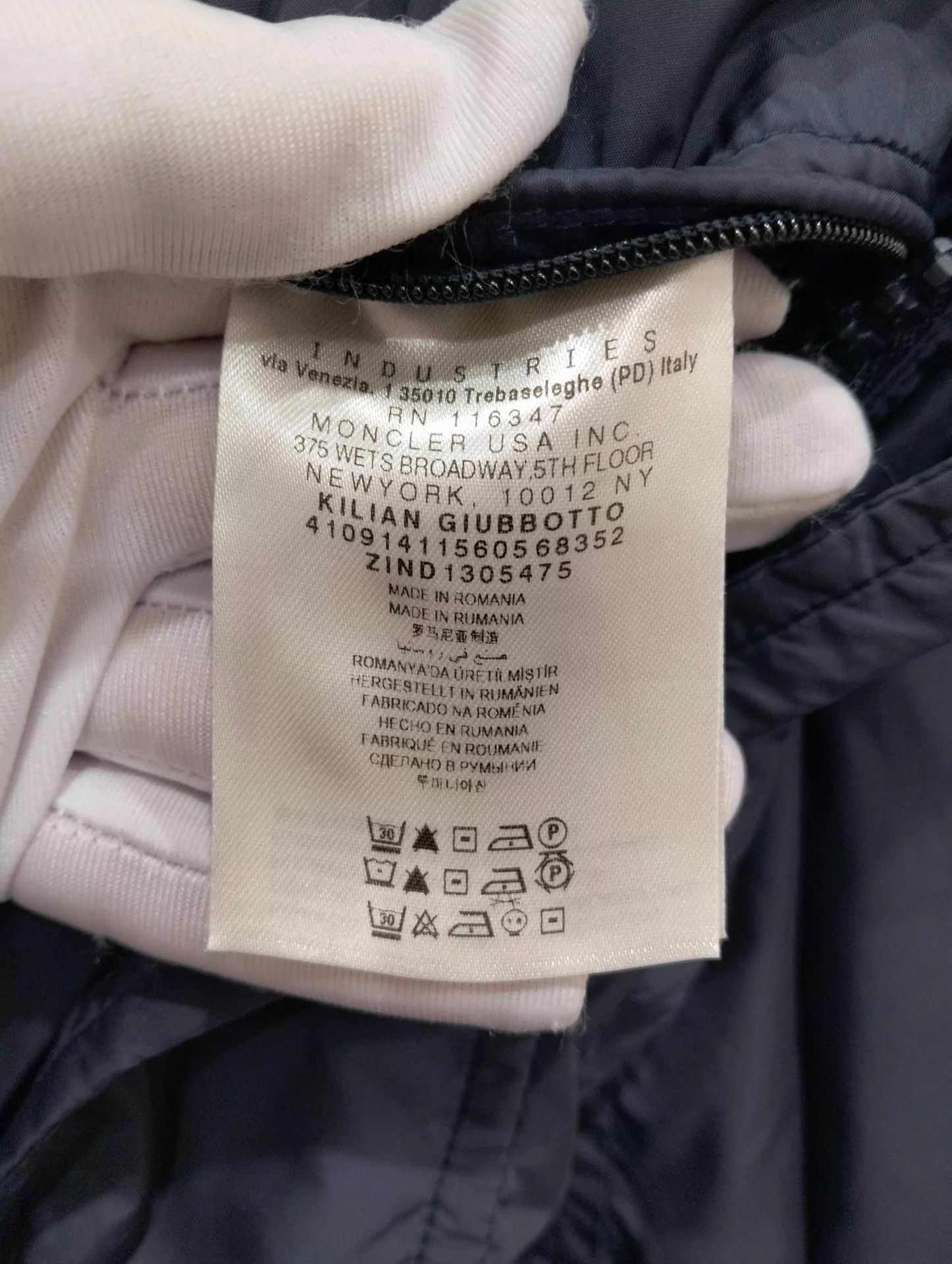 Moncler Moncler Stand Collar Long Sleeve Jacket 95 New Size 3 Size US L / EU 52-54 / 3 - 5 Thumbnail