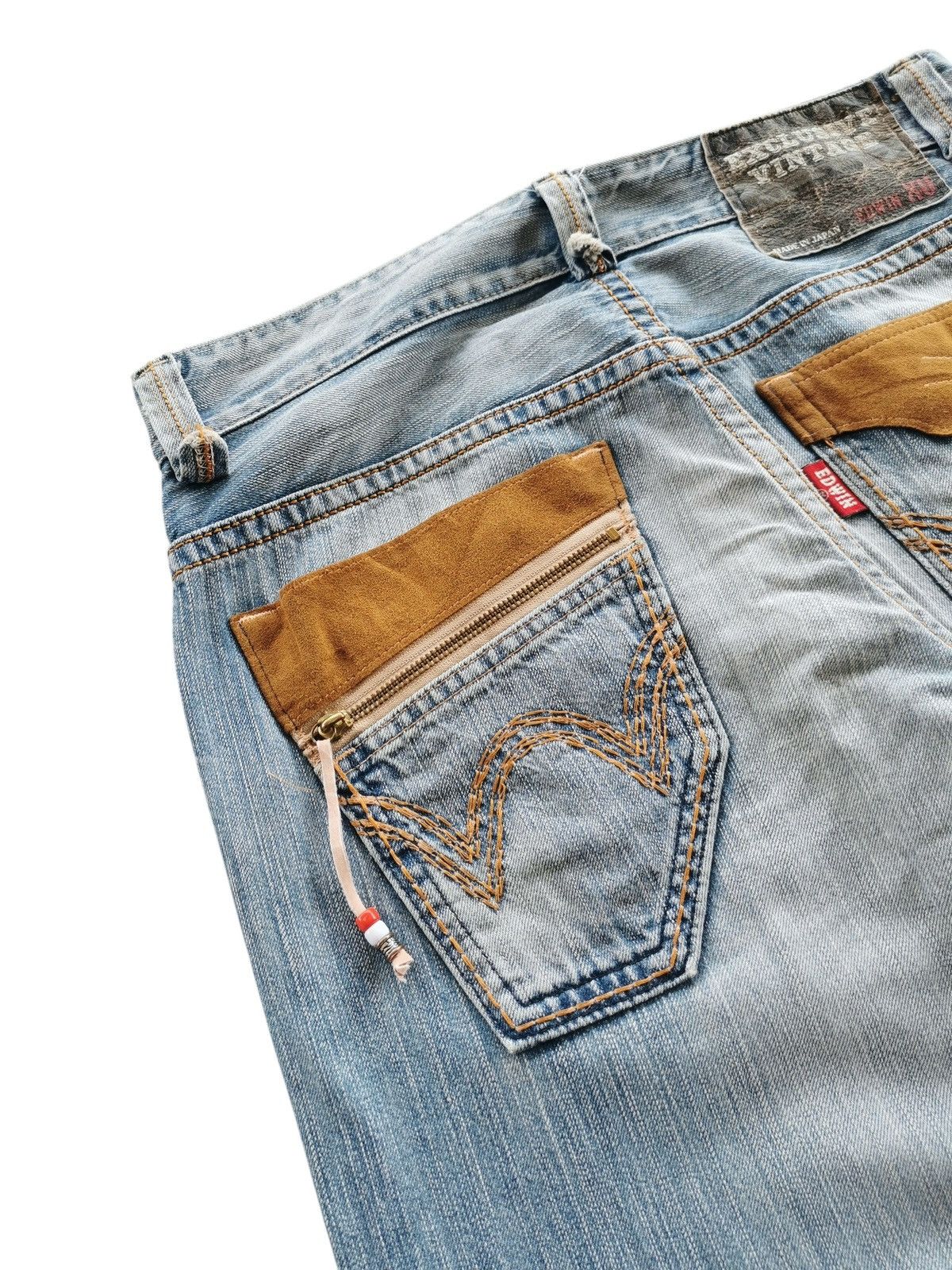 Edwin Vintage Edwin Distressed Denim Jeans ▫️ Size 34x34 Size US 34 / EU 50 - 4 Thumbnail