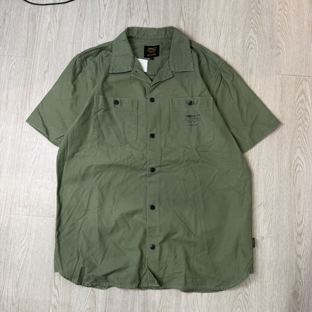 Carhartt Carhartt S/S curt Shirt military green Size US XL / EU 56 / 4 - 1 Thumbnail