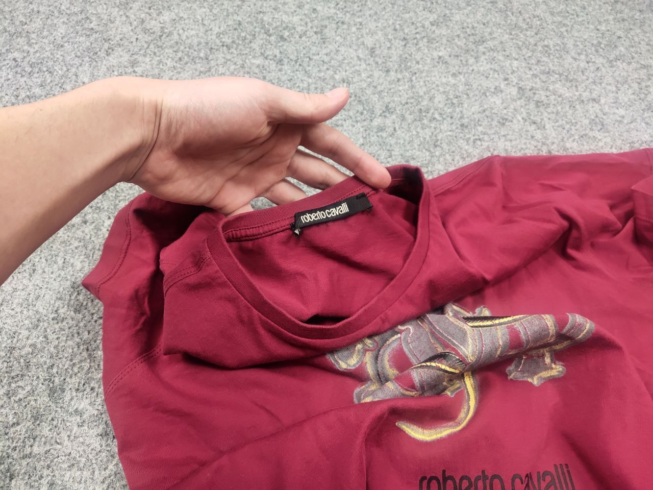 Roberto Cavalli Roberto Cavalli design Cotton Classic Logo snake T Shirt Tee Size US L / EU 52-54 / 3 - 13 Thumbnail