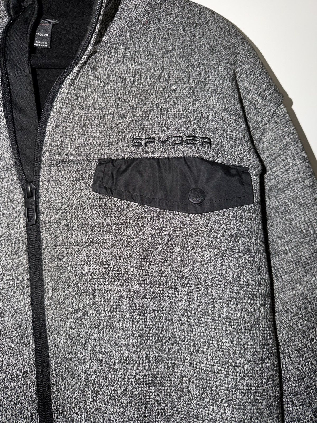 Spyder Spyder Men’s Constant Full Zip Sweater Fleece Jacket Gray XL Size US XL / EU 56 / 4 - 2 Thumbnail