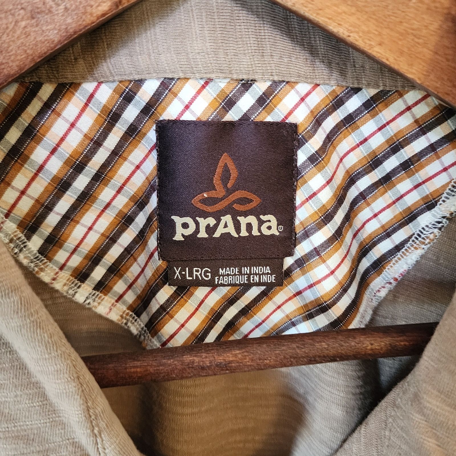 Prana Prana Men's XL Organic Cotton Button-Up Shirt Size US XL / EU 56 / 4 - 3 Thumbnail