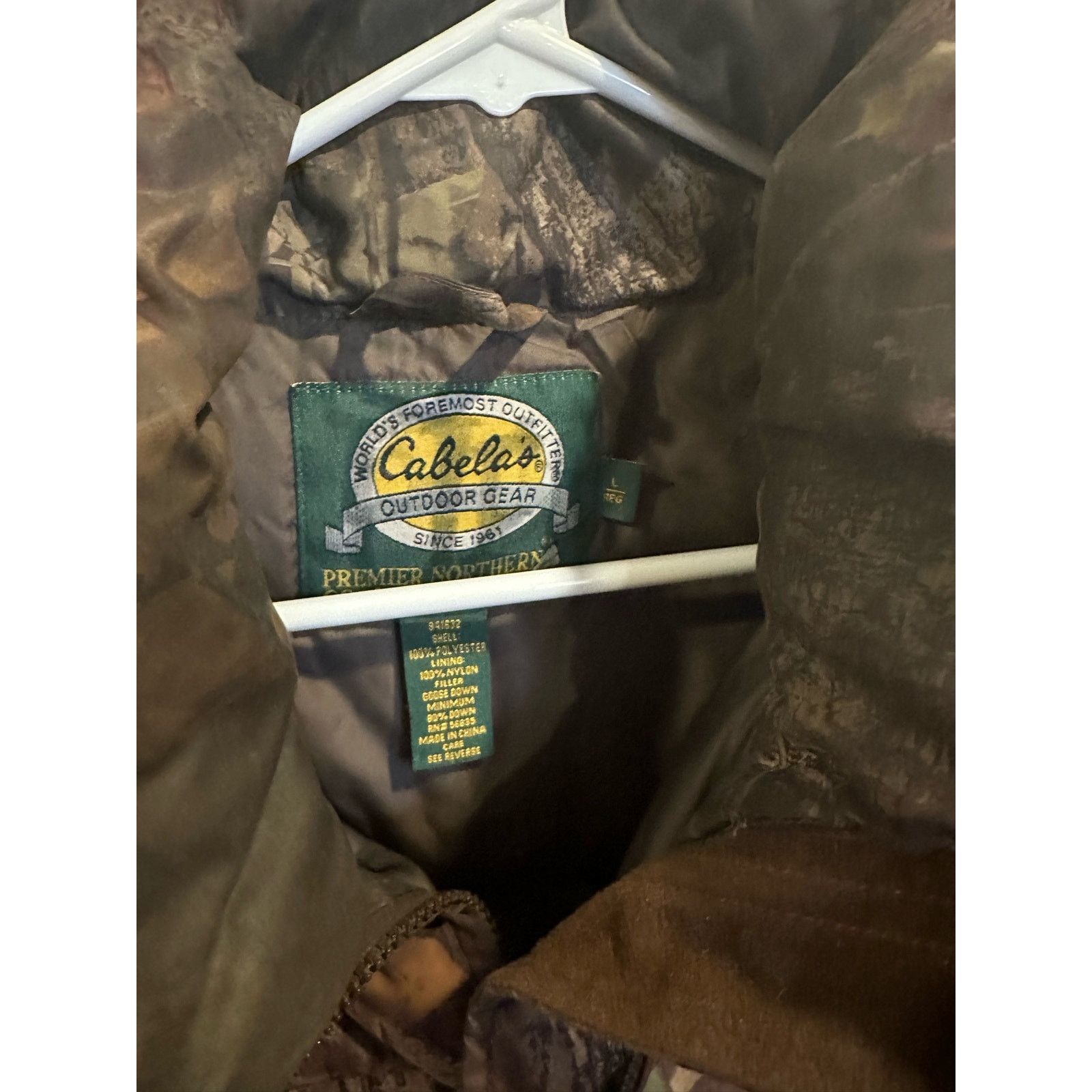 Cabelas Cabelas camo puffy large boxy fit Size US L / EU 52-54 / 3 - 2 Thumbnail