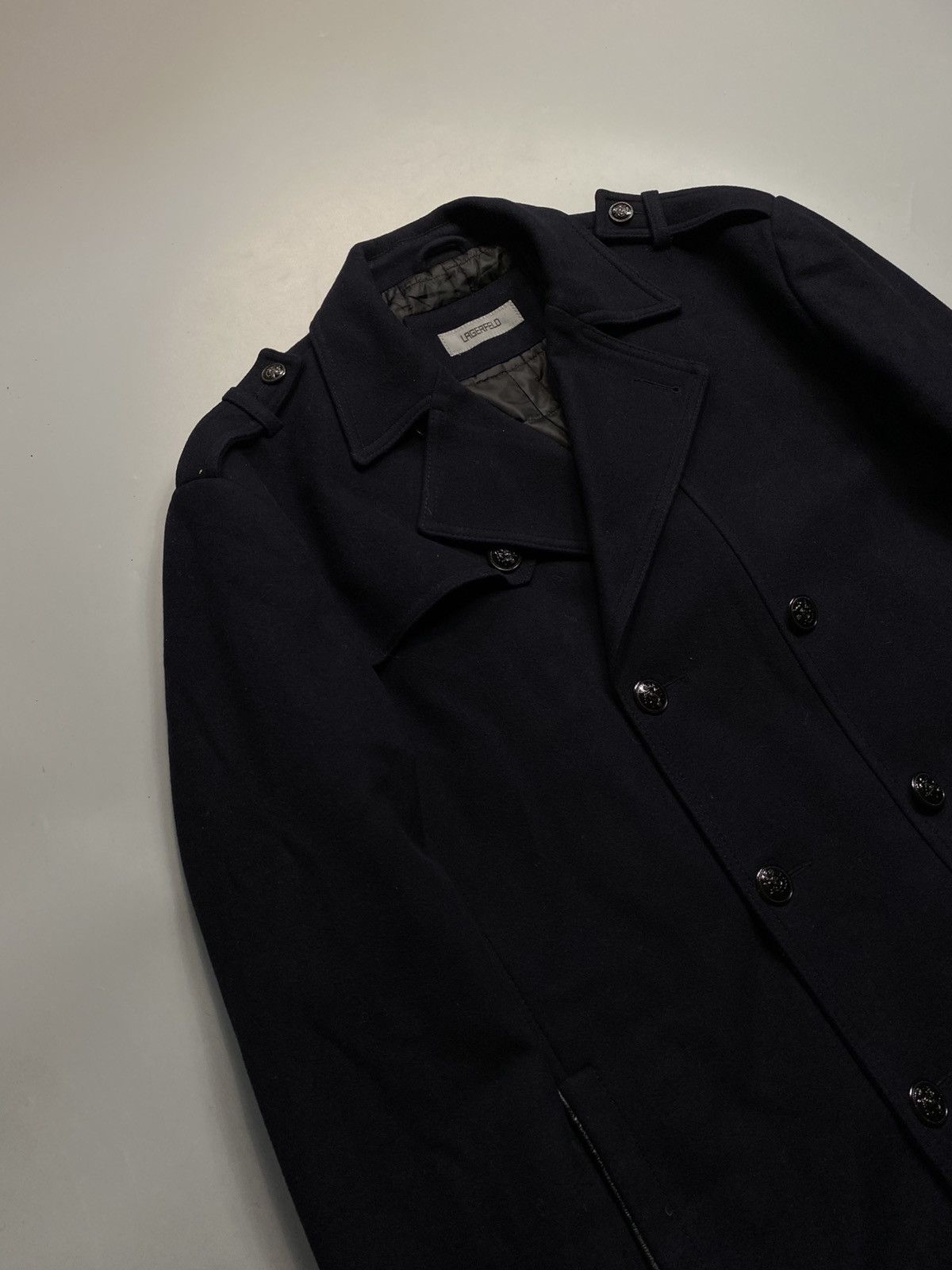 Karl Lagerfeld Lagerfeld vintage double-breasted trench coat Size US L / EU 52-54 / 3 - 2 Thumbnail