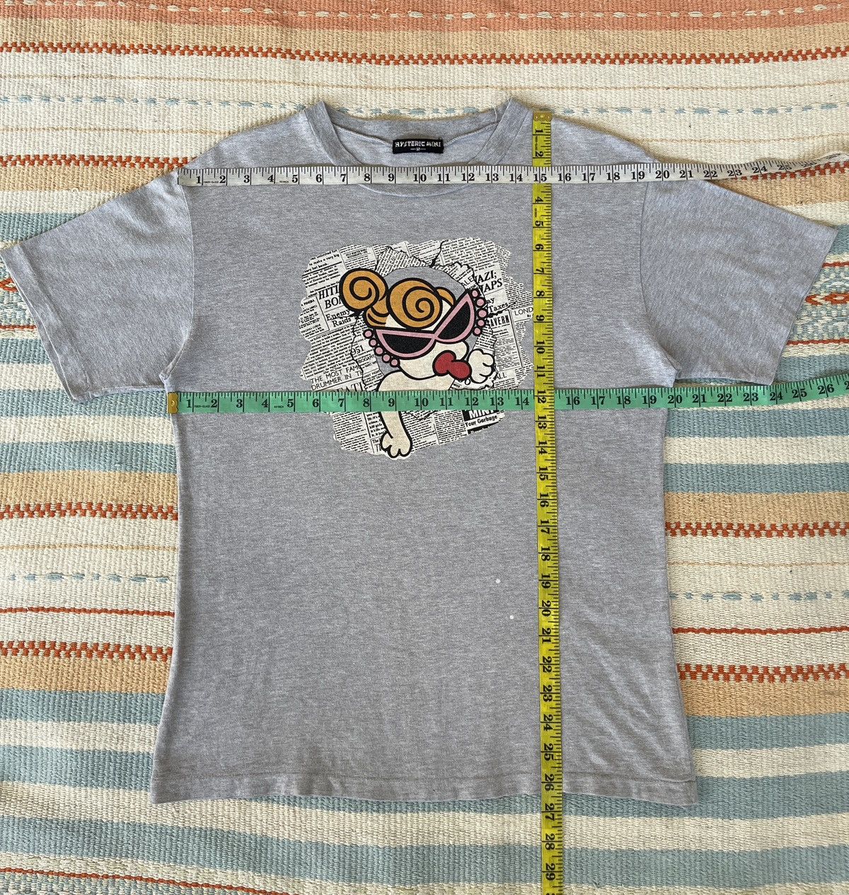 Hysteric Glamour Vintage’90s🔥HYSTERIC GLAMOUR🔥Mirrored big Print Tshirt Size US M / EU 48-50 / 2 - 11 Thumbnail