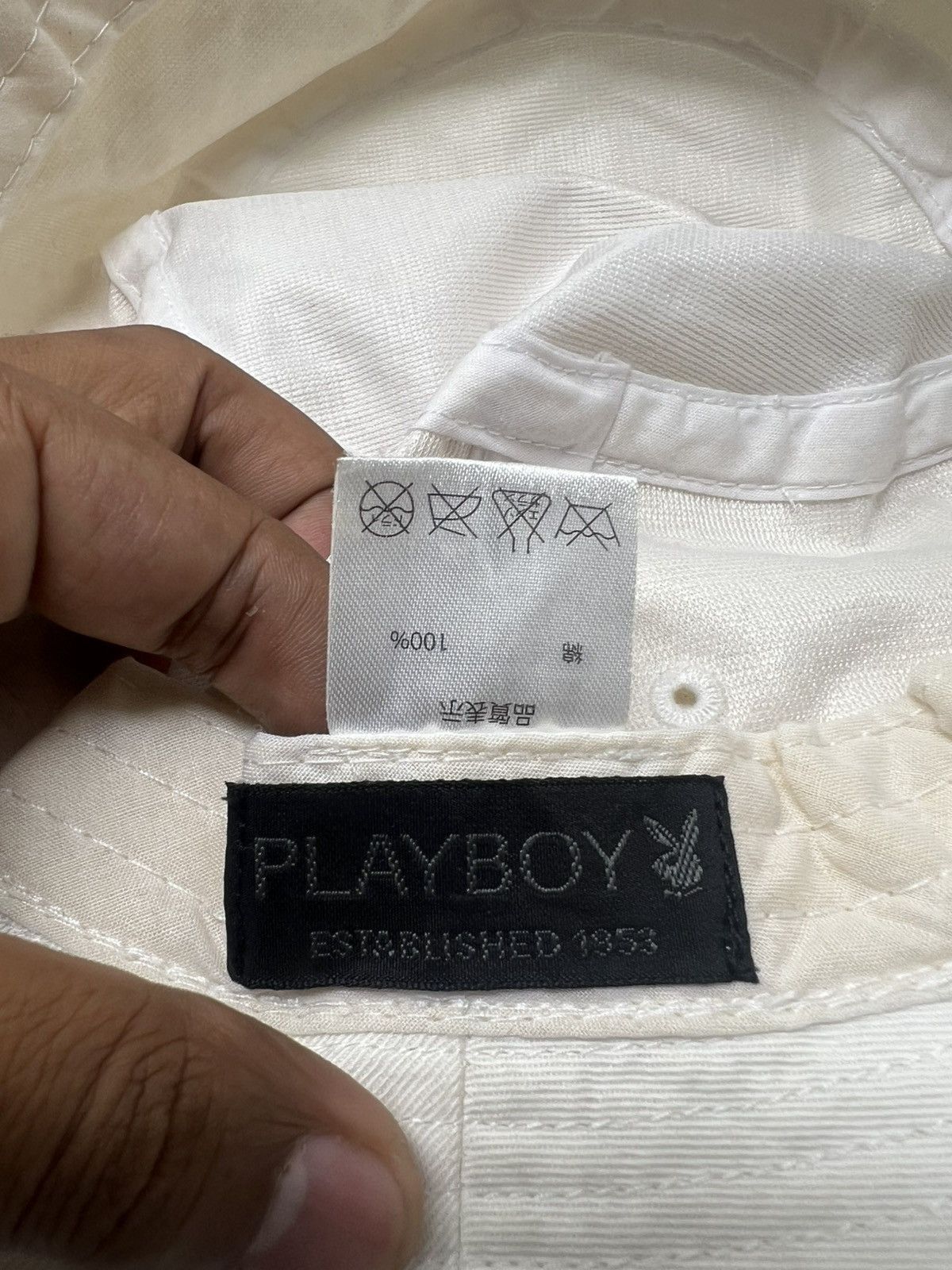 Playboy PLAYBOY Embroidered Bucket Hat Cap Size ONE SIZE - 9 Thumbnail