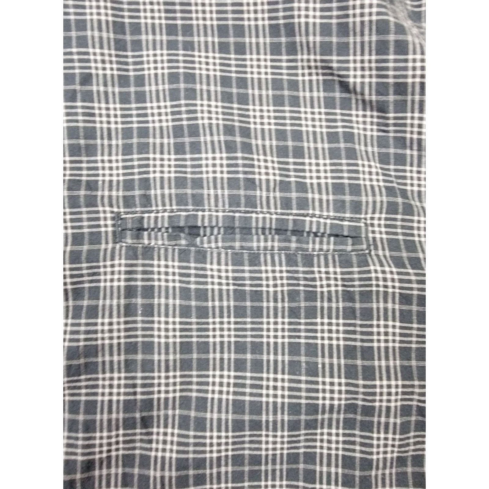 John Varvatos John Varvatos Shirt Mens Large Black Plaid Long Sleeve Button-Up Casual Size US L / EU 52-54 / 3 - 4 Thumbnail