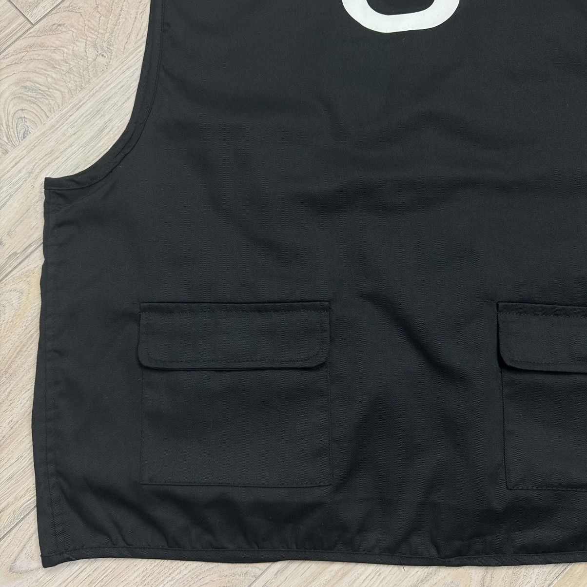 Vintage Vintage Multi Pocket Utility Unbranded Black Military Vest Size US L / EU 52-54 / 3 - 10 Thumbnail