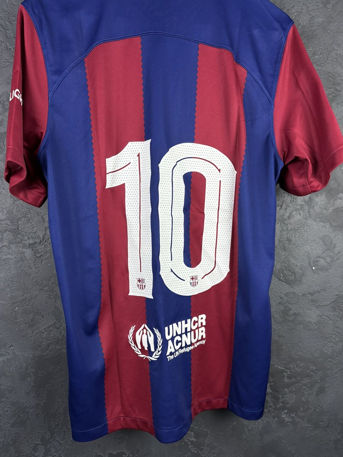 Other Fc Barcelona 10 Soccer Jersey 23/24 Home Champions League Size US M / EU 48-50 / 2 - 4 Thumbnail