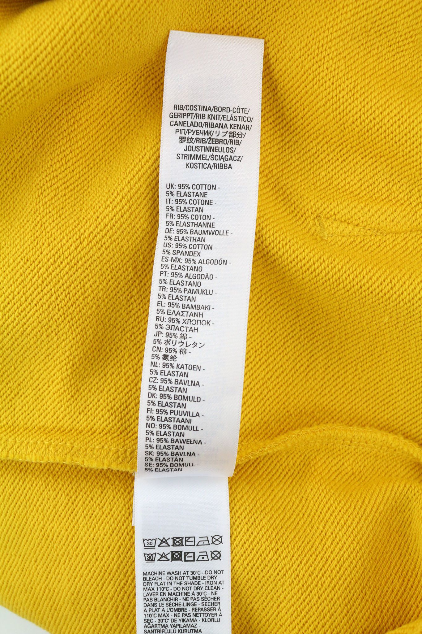 Diesel S-GIRK-HOOD-CUTY S Yellow Logo Oversized Hoodie 40119 Size US S / EU 44-46 / 1 - 9 Thumbnail