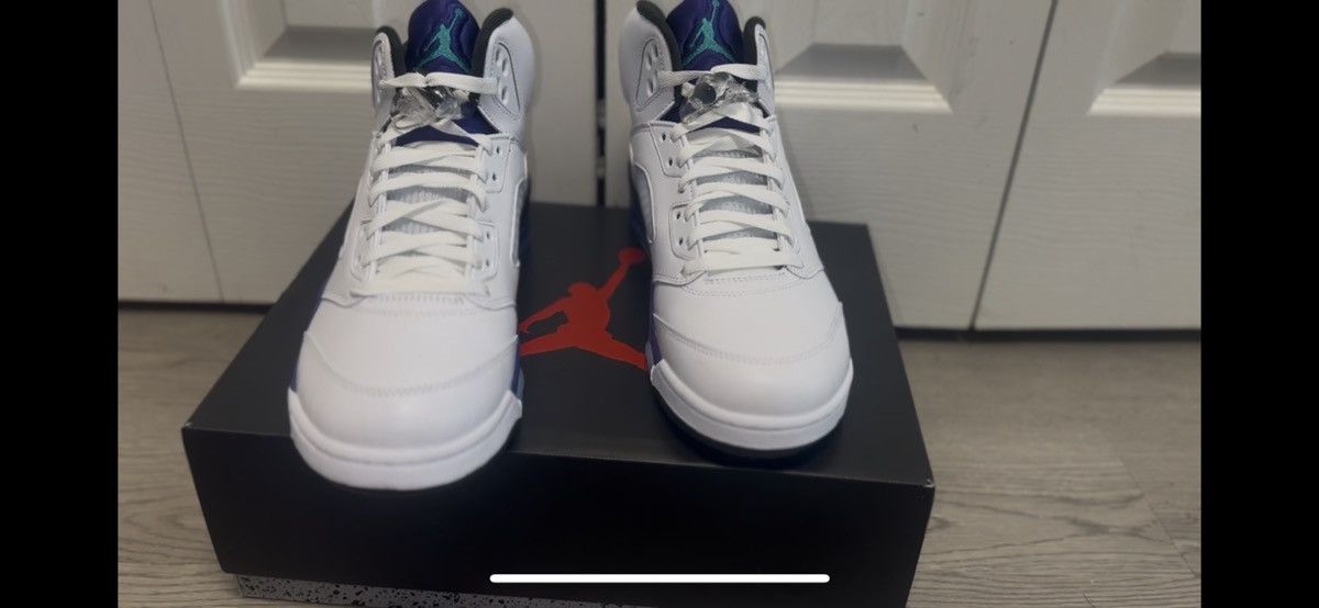 Jordan Brand Grape 5's 2025 Sz 11.5 Size US 11.5 / EU 44-45 - 4 Thumbnail