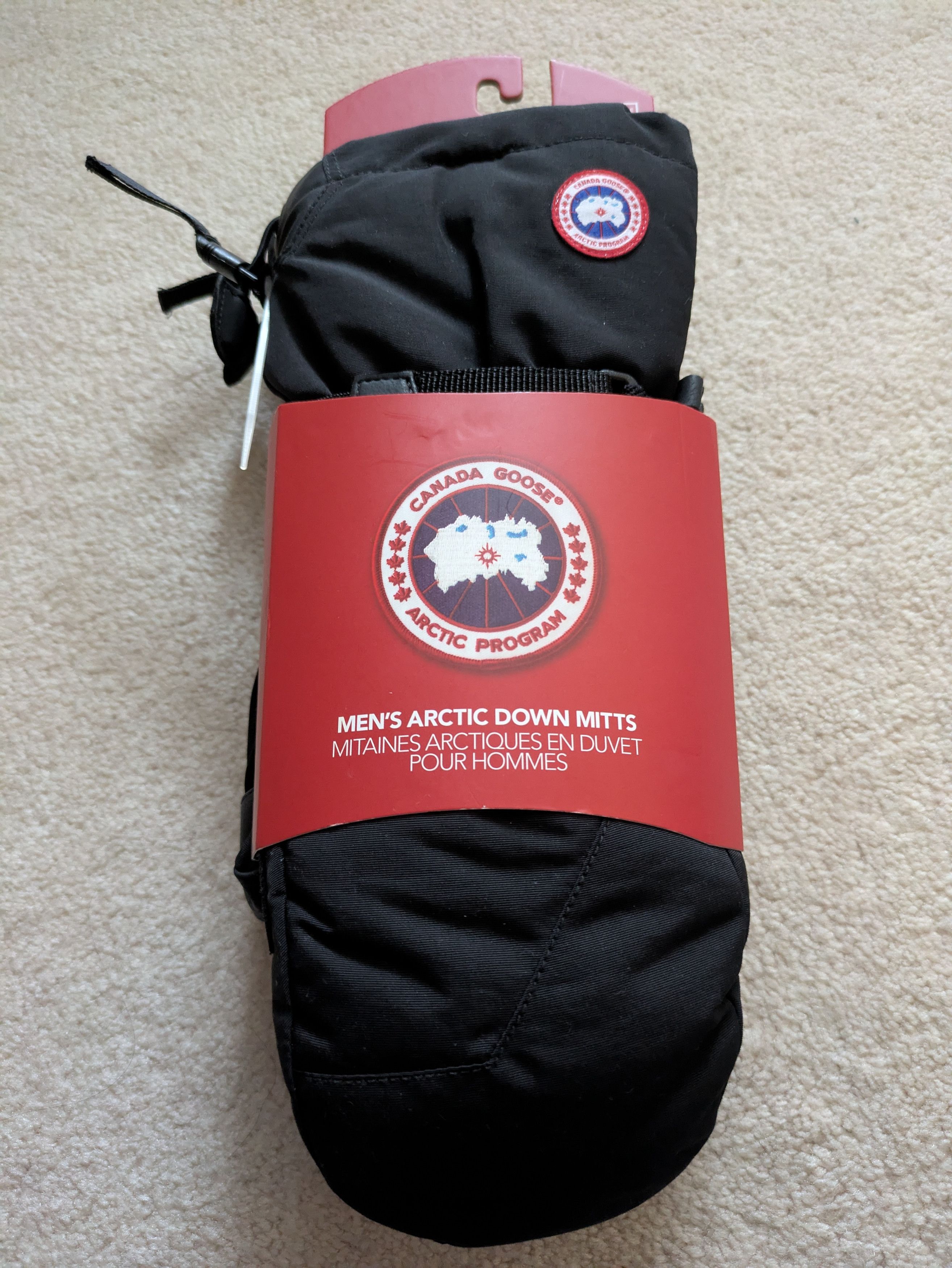Canada Goose Black Arctic Down Mitts, Small Size ONE SIZE - 1 Thumbnail