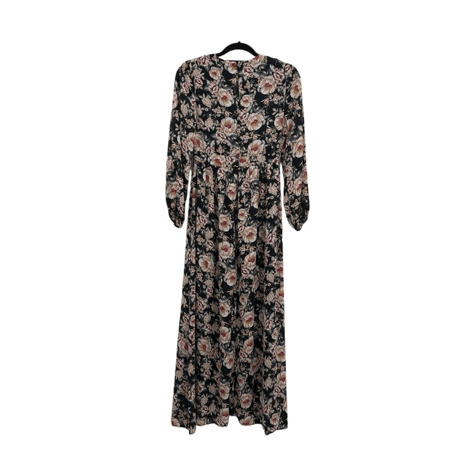Nordstrom Altar'd State Floral Chiffon Walk-Through Maxi Romper Small Size 26" / US 2 / IT 38 - 2 Thumbnail