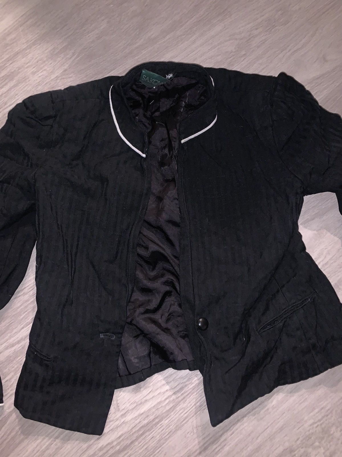 Other Sakowitz Crop blazer Jacket Size S / US 4 / IT 40 - 2 Thumbnail