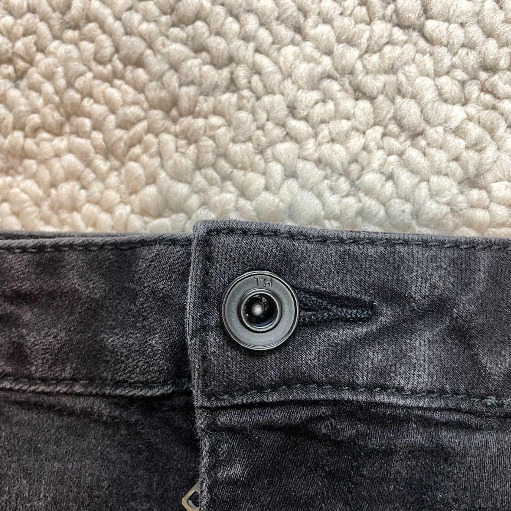 Tommy Hilfiger Tommy Hilfiger Jeans Womens 4 Black Denim Dark Wash Straight 29x29 5-Pocket Design Womens Size 27" / US 4 / IT 40 - 7 Thumbnail