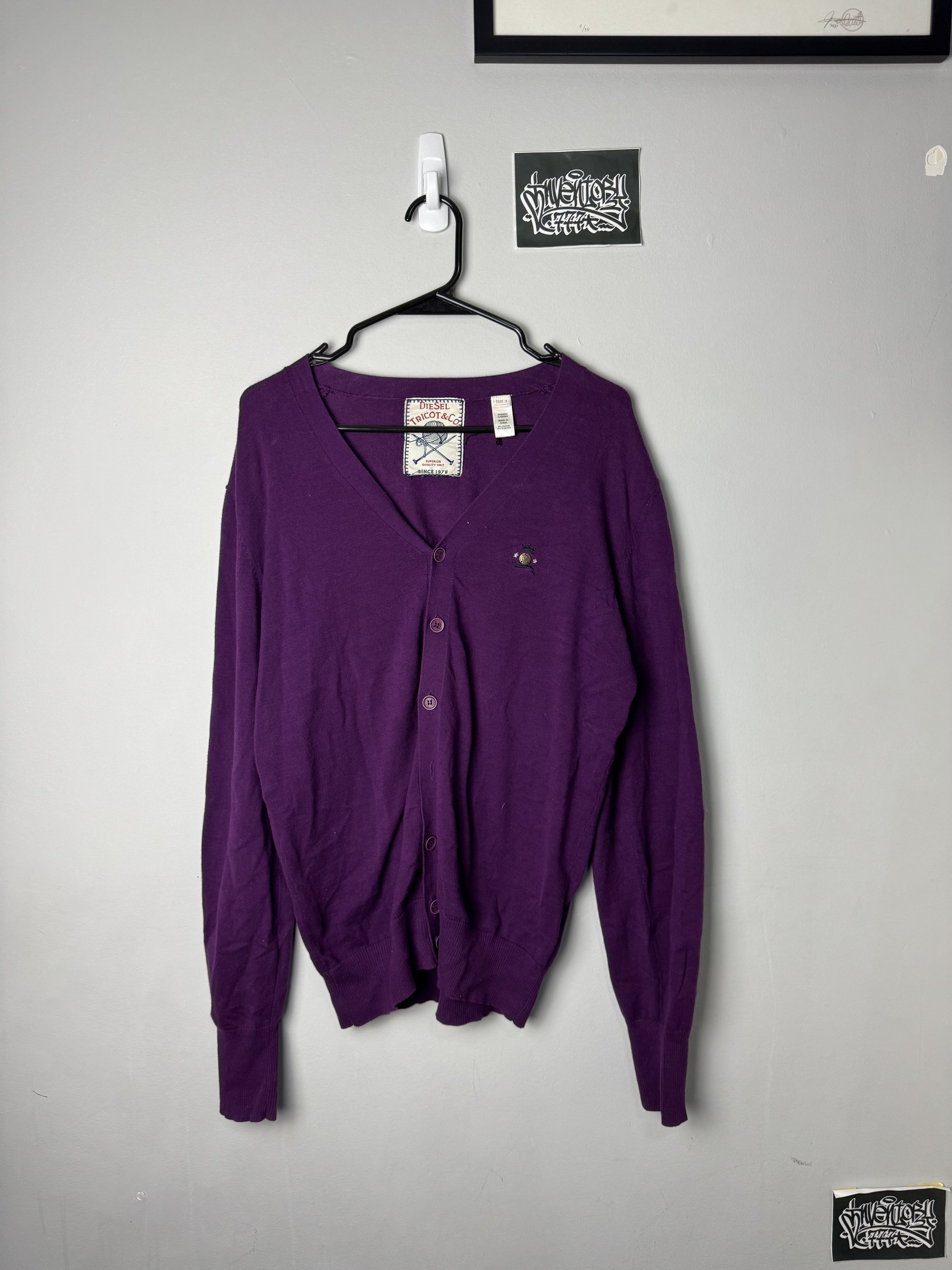 Diesel Diesel Long Cardigan Size L / US 10 / IT 46 - 1 Thumbnail