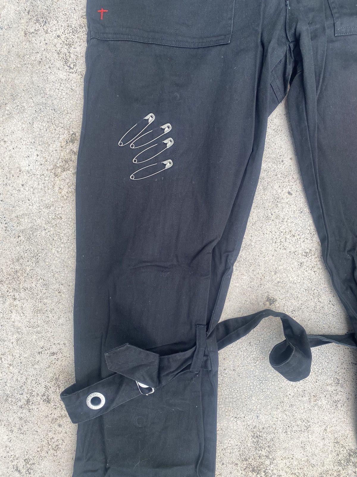 Japanese Brand × Punk and Yo MVD Gothic Punk Seditionaries Bondage Zipper Denim Pants Size US 29 - 9 Thumbnail