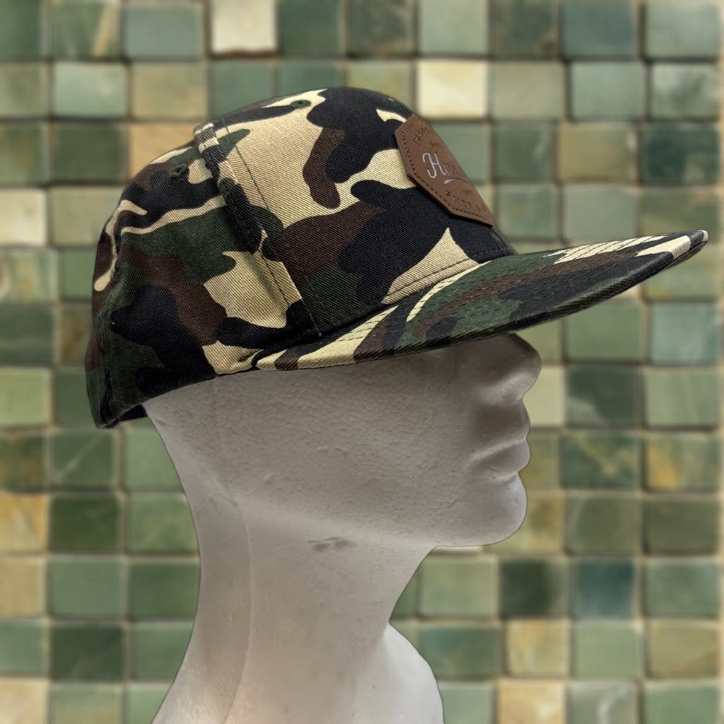 Hurley Hurley SnapBack Hat Camouflage Leather Logo One Size Men Multicolor Camo Leather Snapback Logo Camo Hat – Hurley Mens Size ONE SIZE - 1 Thumbnail