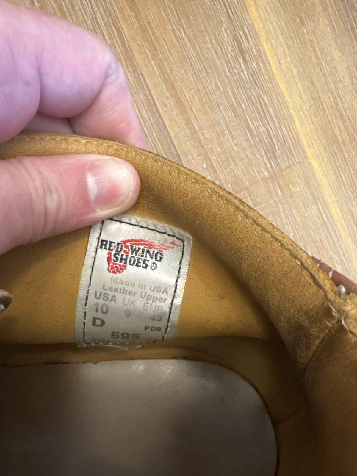 Red Wing Red Wing 595 Work Chukka Boots – 10D – Made in USA Size US 10 / EU 43 - 4 Thumbnail