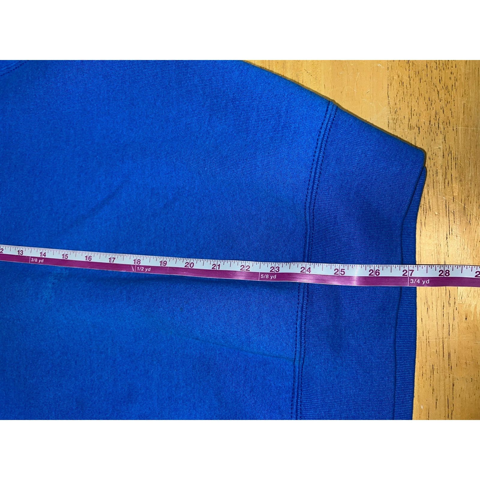 Vintage Vintage Blue Blank Sweatshirt Crewneck Heavy USA 90s Large Size US L / EU 52-54 / 3 - 8 Thumbnail